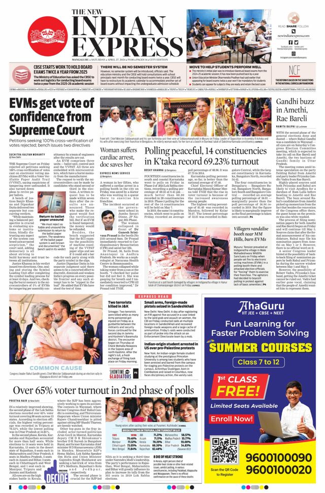 The New Indian Express Mangaluru