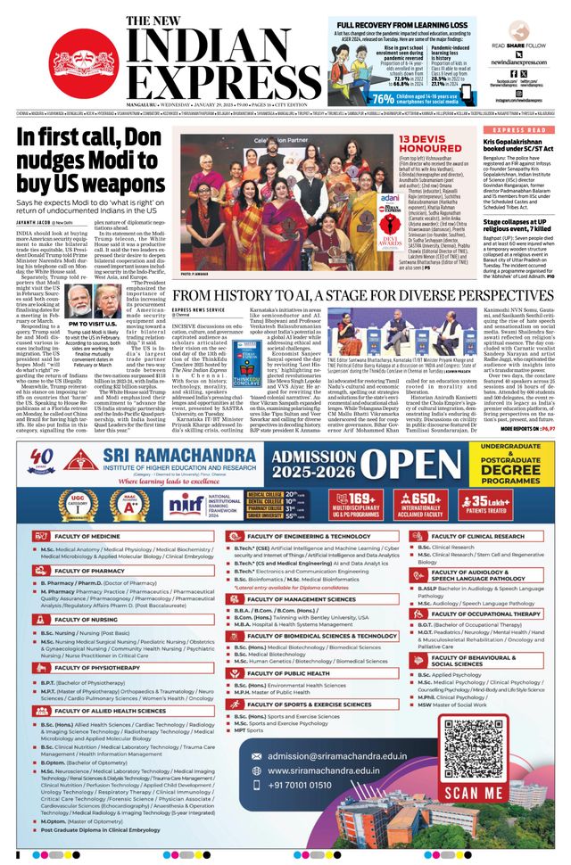 The New Indian Express Mangaluru