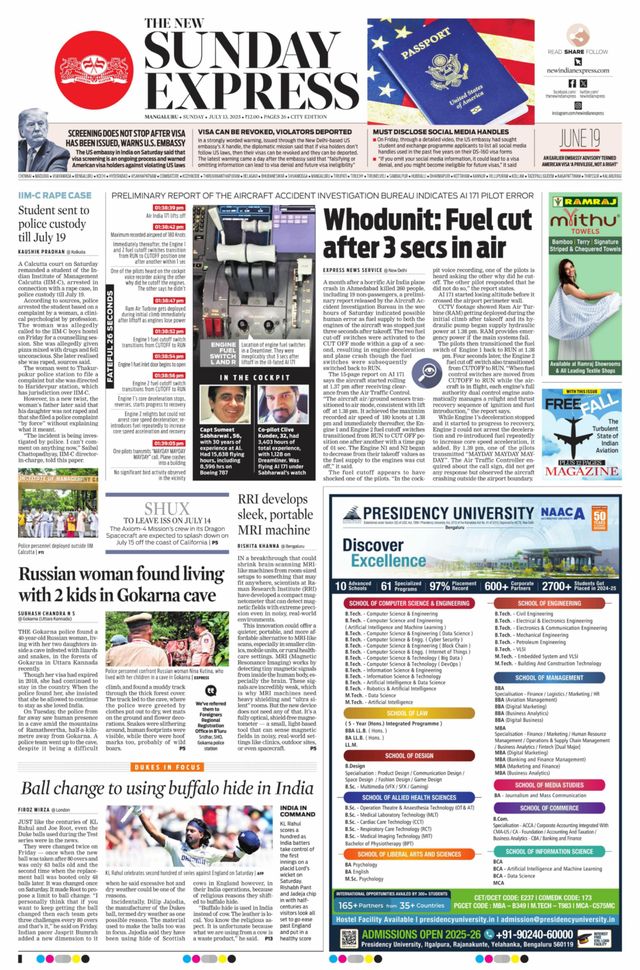 The New Indian Express Mangaluru