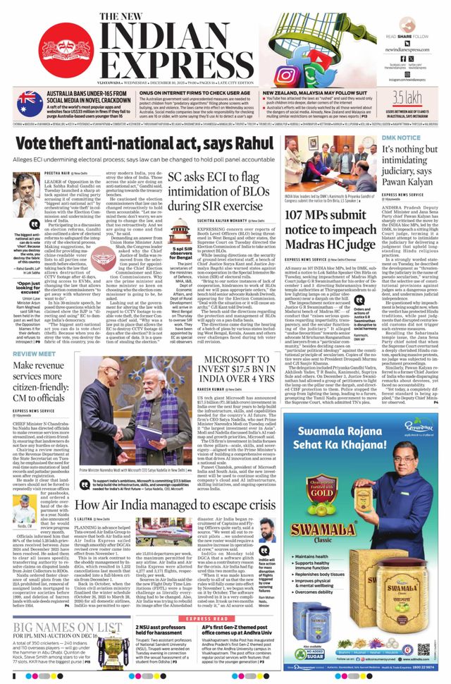 The New Indian Express Vijayawada