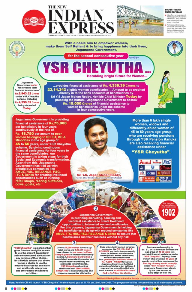 The New Indian Express Vishakapatnam
