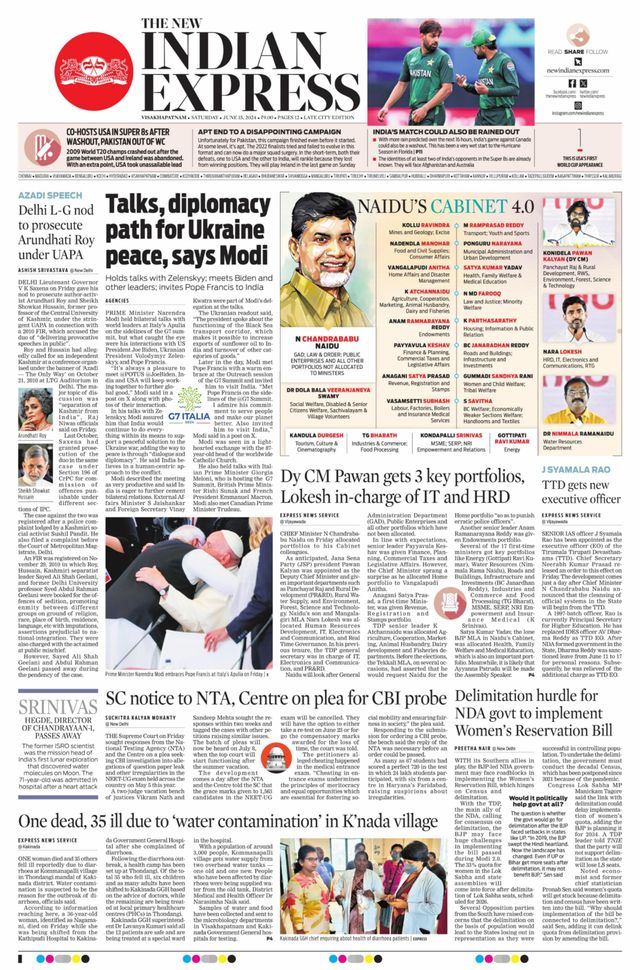 The New Indian Express Vishakapatnam