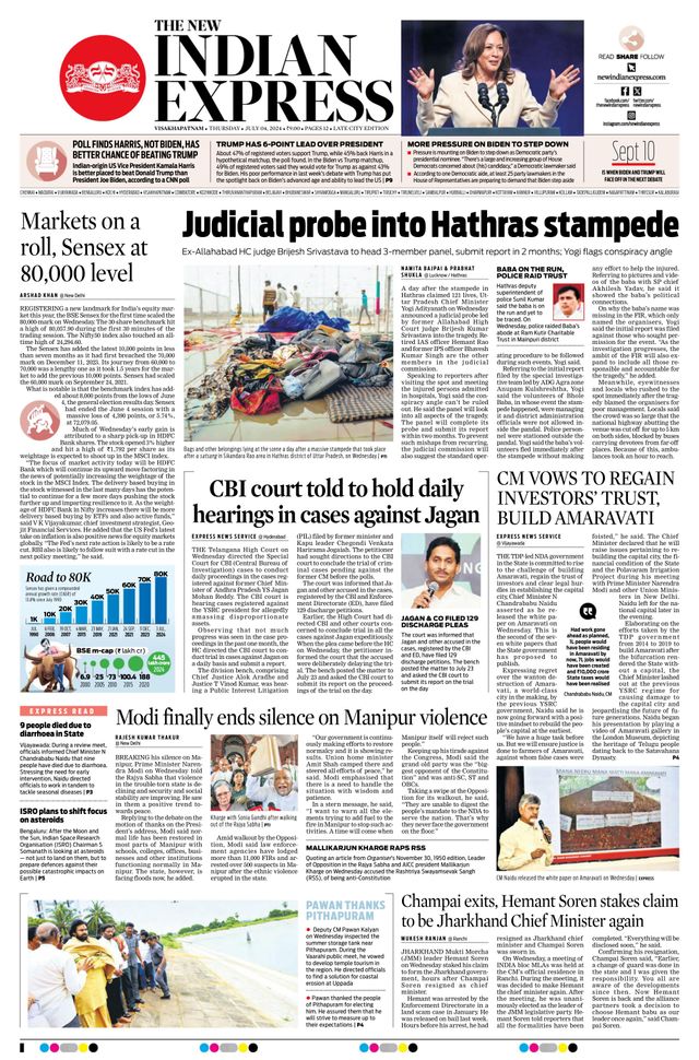 The New Indian Express Vishakapatnam