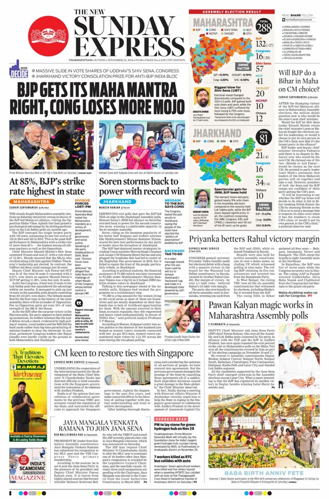 The New Indian Express Vishakapatnam