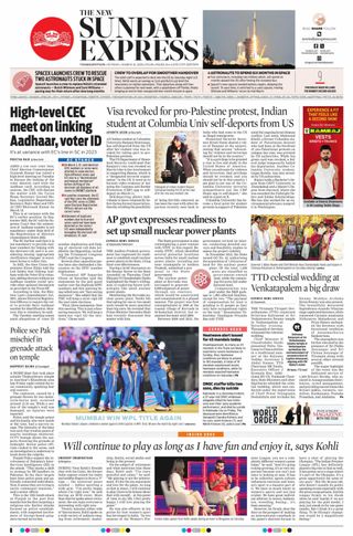 The New Indian Express Vishakapatnam