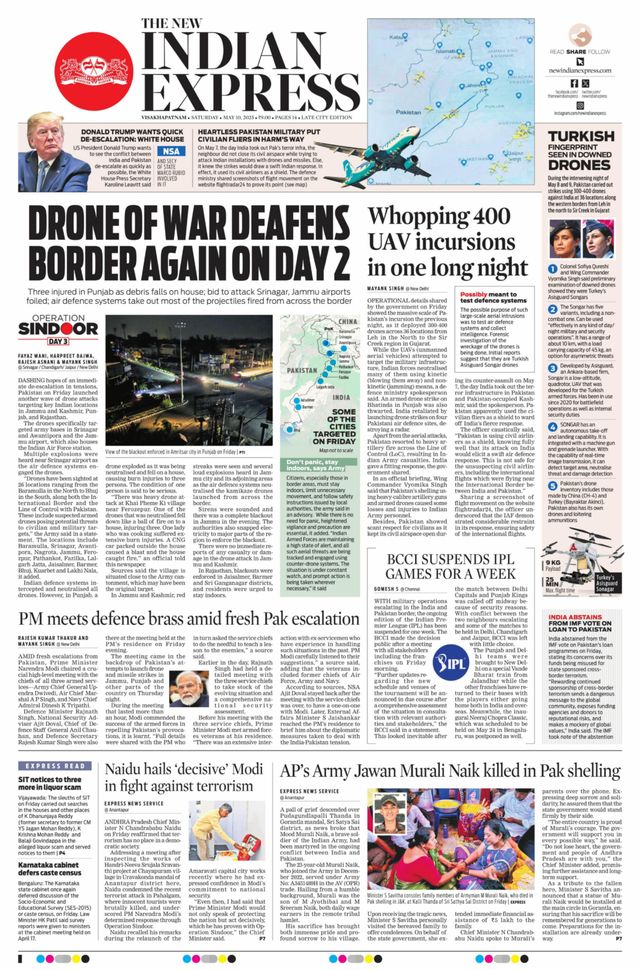 The New Indian Express Vishakapatnam