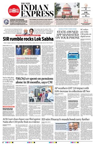 The New Indian Express Vishakapatnam