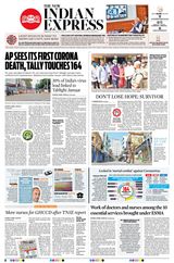 The New Indian Express Anantapur - April 04, 2020 April 04, 2020
