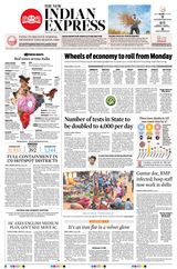 The New Indian Express Anantapur - April 16, 2020 April 16, 2020