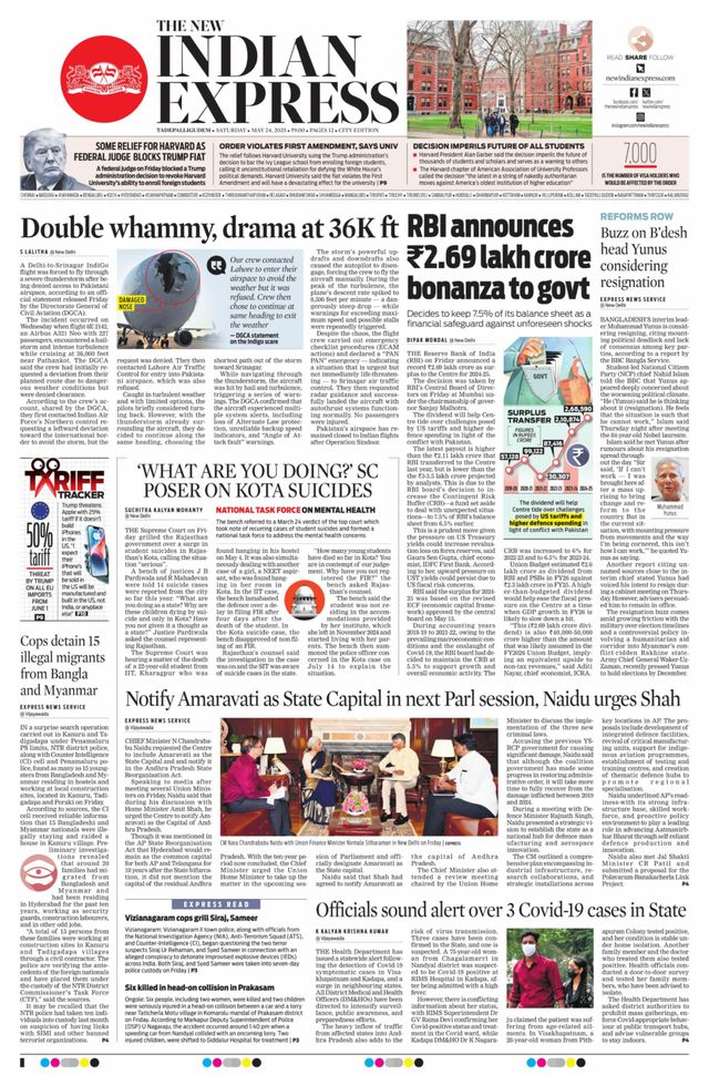 The New Indian Express Tadepalligudem
