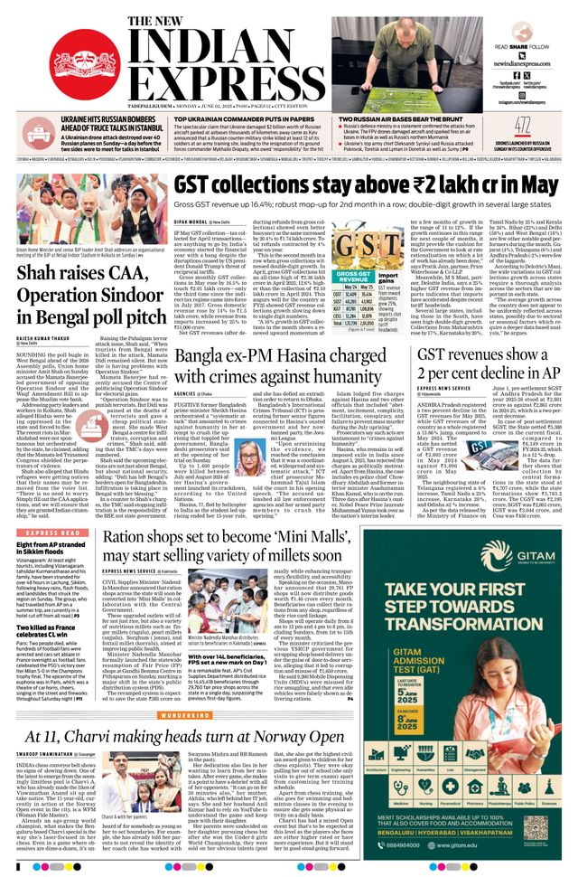 The New Indian Express Tadepalligudem