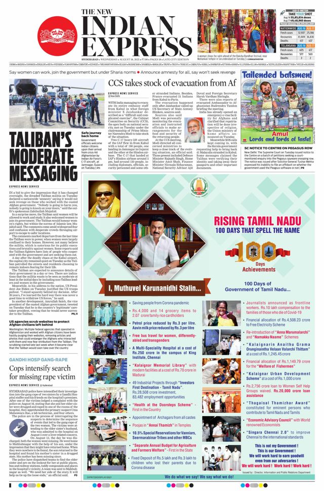 The New Indian Express Hyderabad