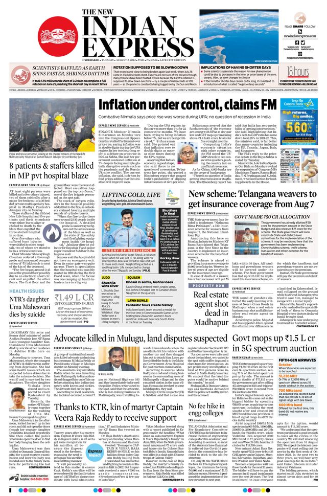 The New Indian Express Hyderabad