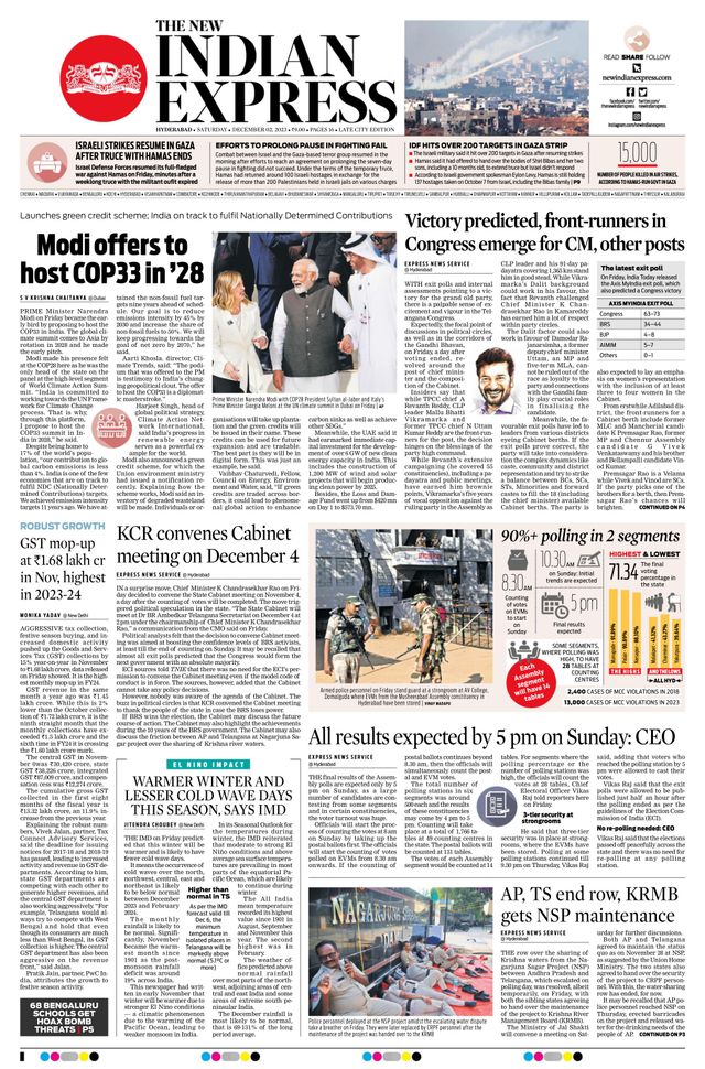 The New Indian Express Hyderabad