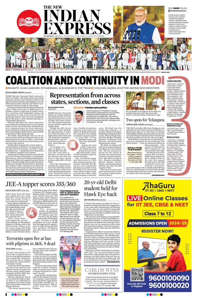 The New Indian Express Hyderabad