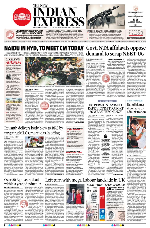 The New Indian Express Hyderabad