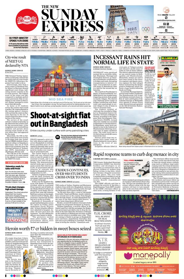The New Indian Express Hyderabad