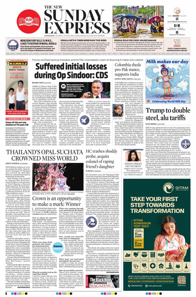 The New Indian Express Hyderabad
