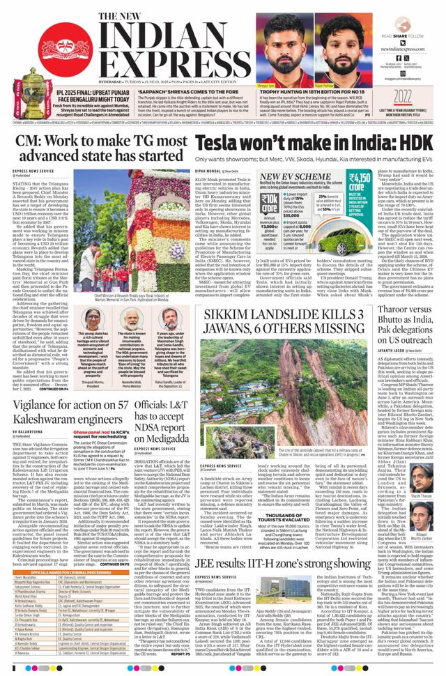 The New Indian Express Hyderabad