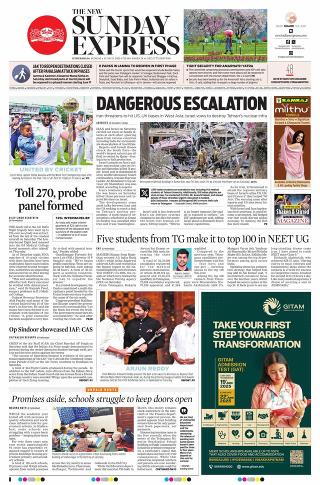 The New Indian Express Hyderabad