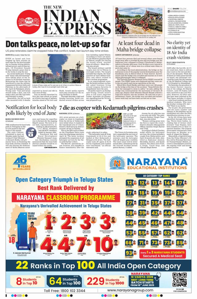 The New Indian Express Hyderabad