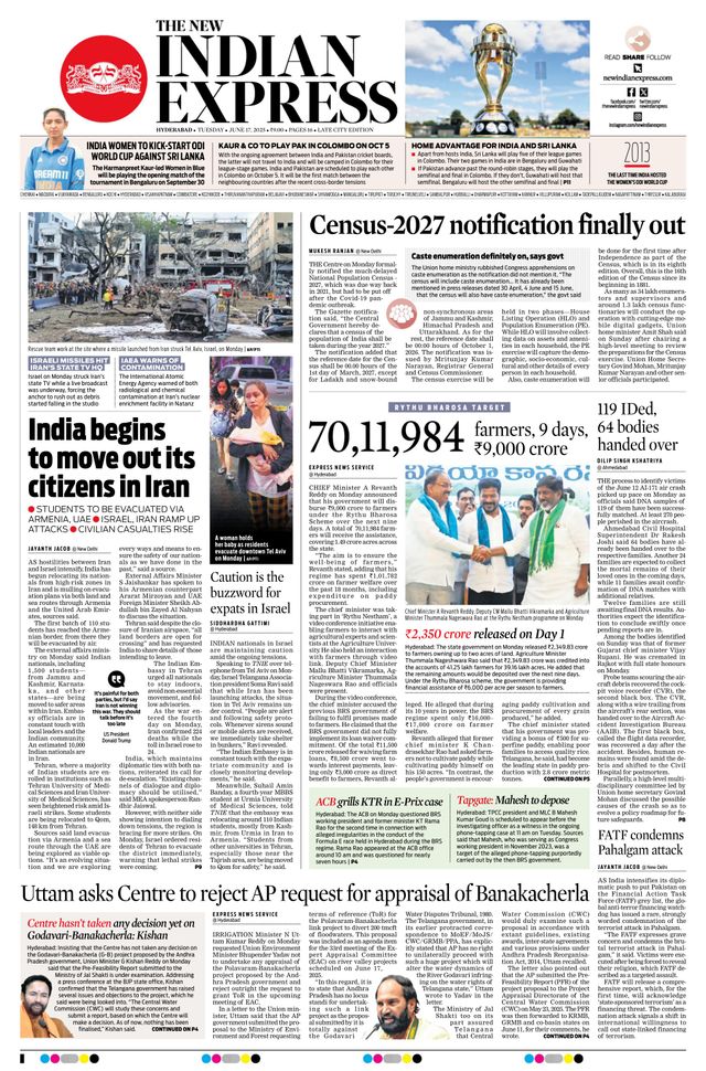 The New Indian Express Hyderabad
