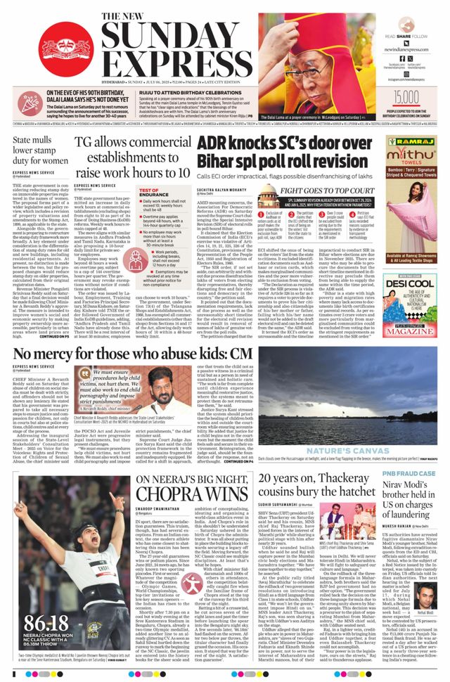 The New Indian Express Hyderabad