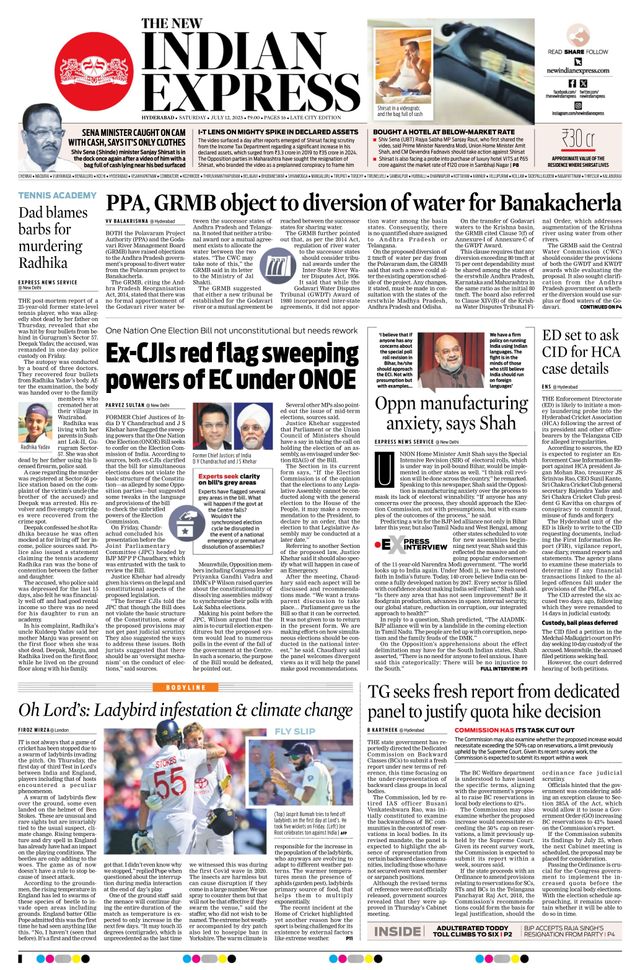 The New Indian Express Hyderabad