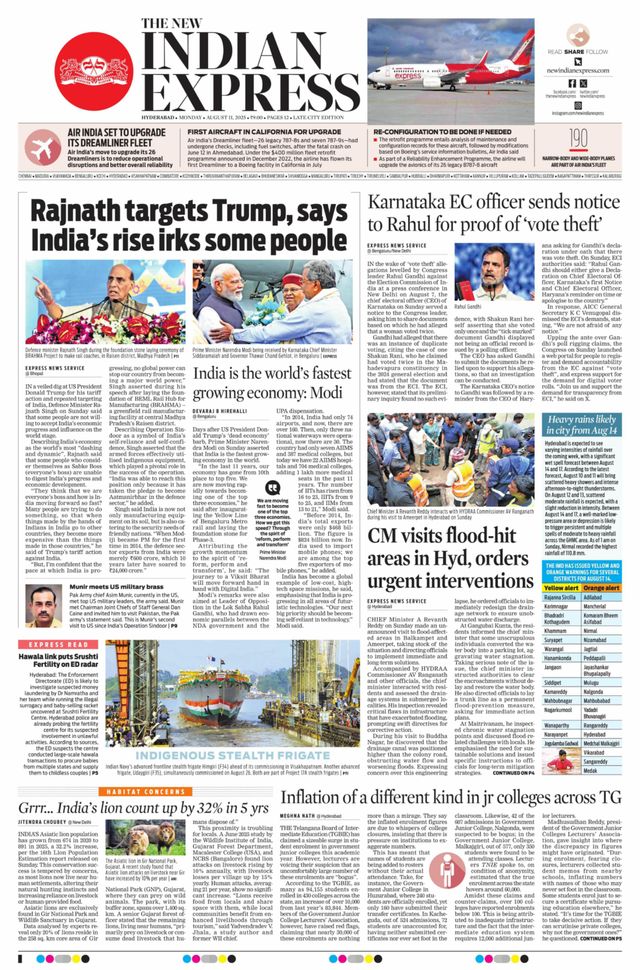 The New Indian Express Hyderabad