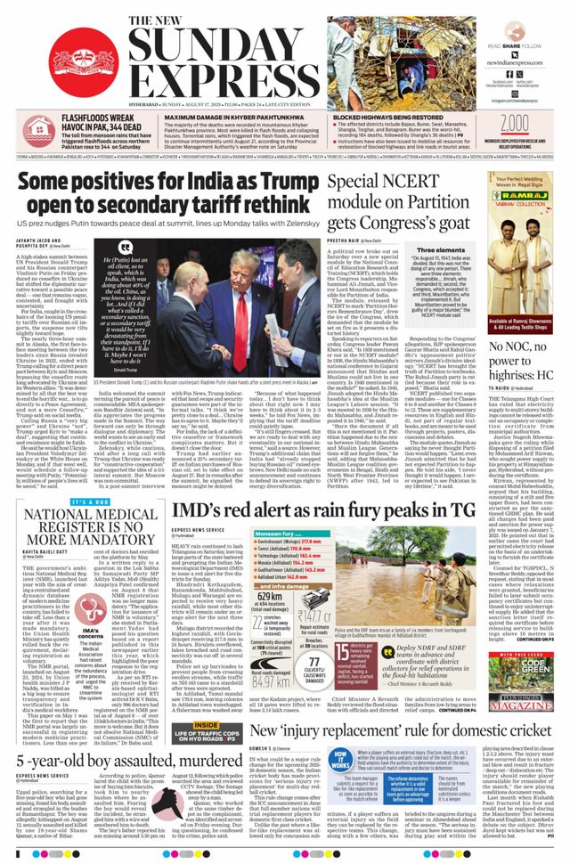 The New Indian Express Hyderabad