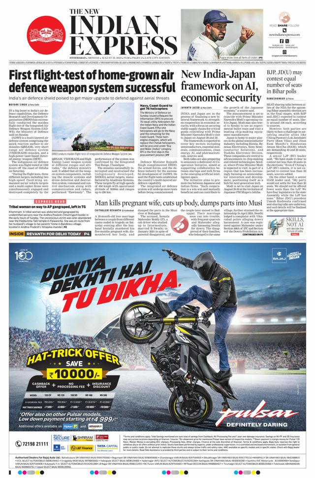 The New Indian Express Hyderabad