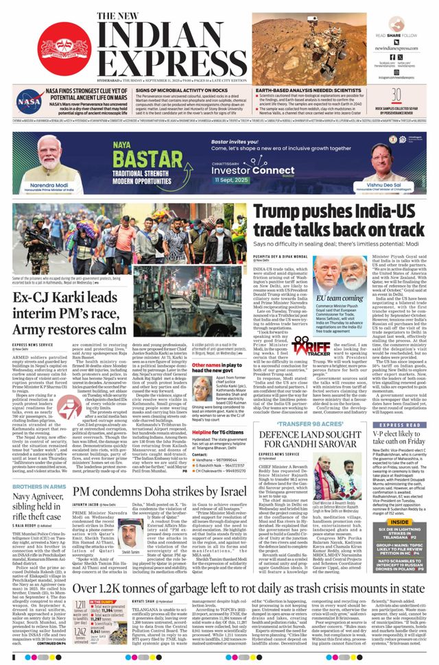 The New Indian Express Hyderabad