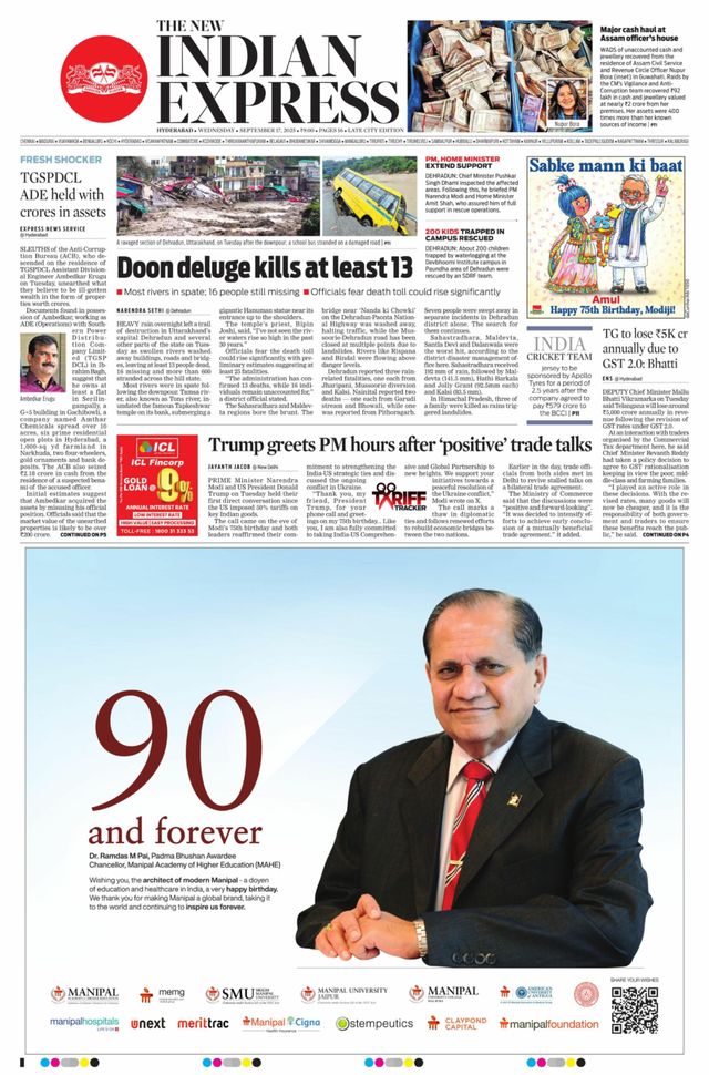 The New Indian Express Hyderabad