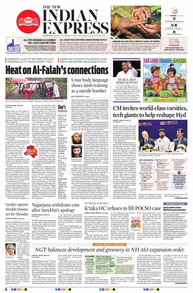 The New Indian Express Hyderabad