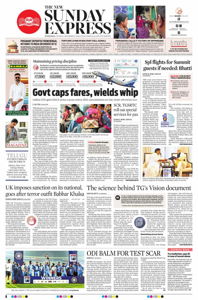 The New Indian Express Hyderabad