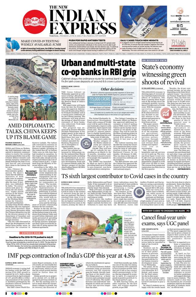 The New Indian Express Warangal