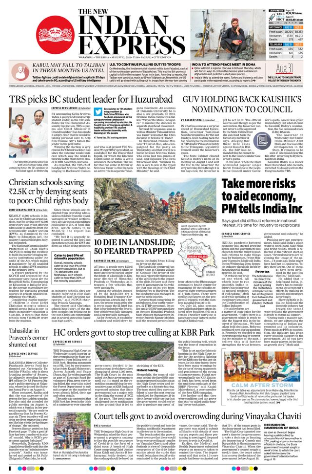 The New Indian Express Warangal