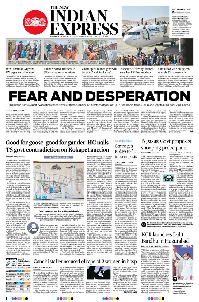 The New Indian Express Warangal