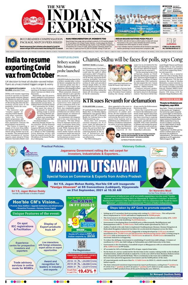 The New Indian Express Warangal
