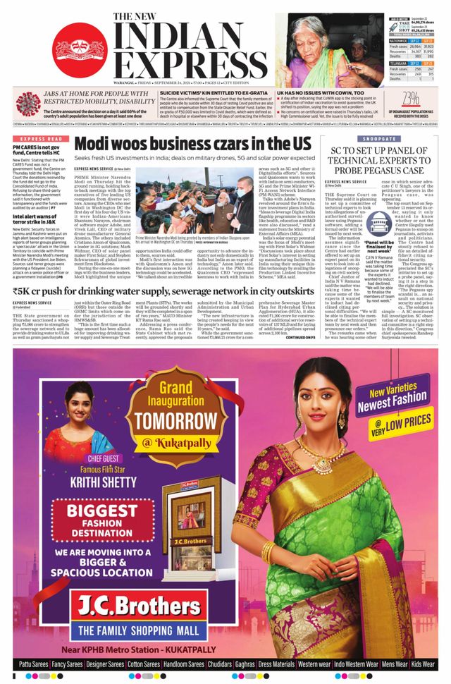 The New Indian Express Warangal