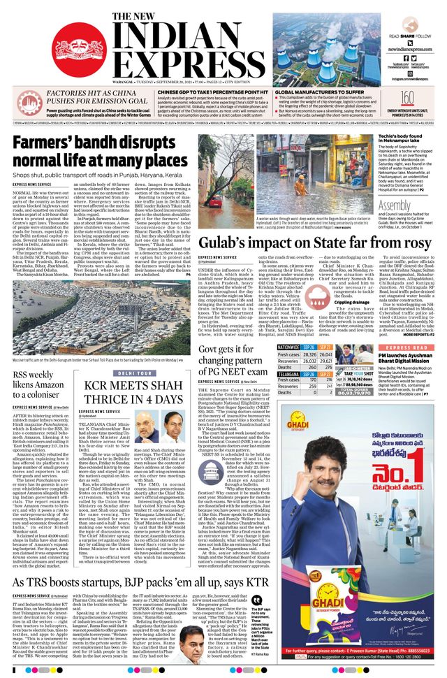 The New Indian Express Warangal