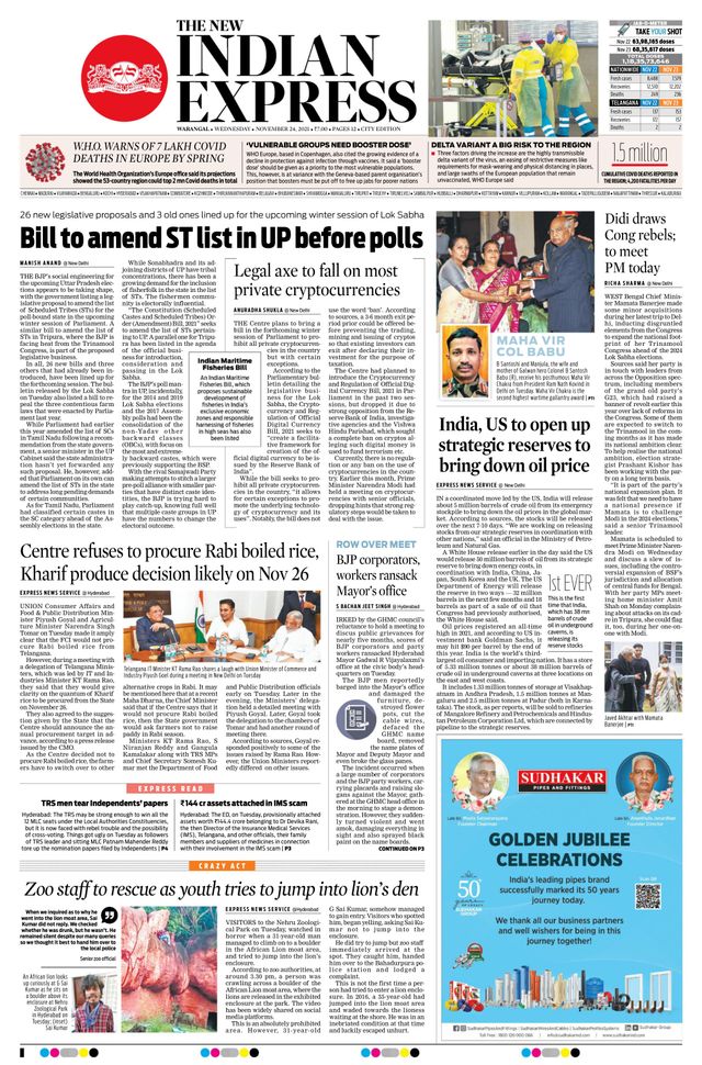 The New Indian Express Warangal