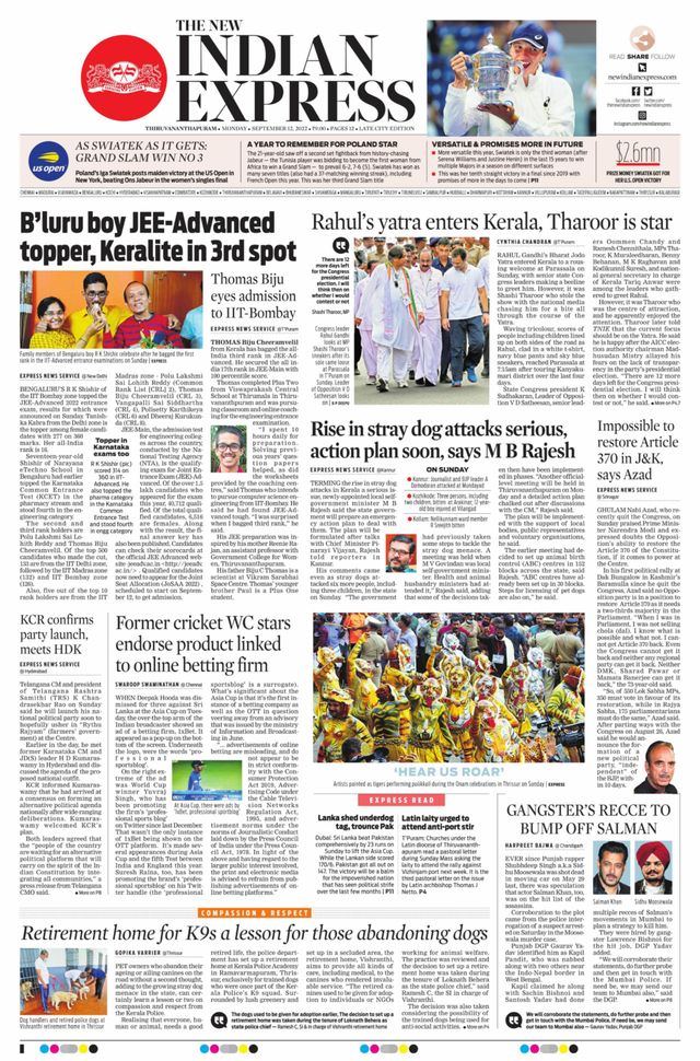 The New Indian Express Thiruvananthapuram