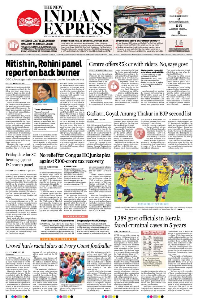 The New Indian Express Kottayam