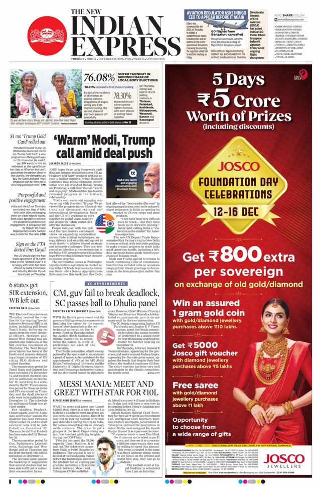The New Indian Express Thrissur