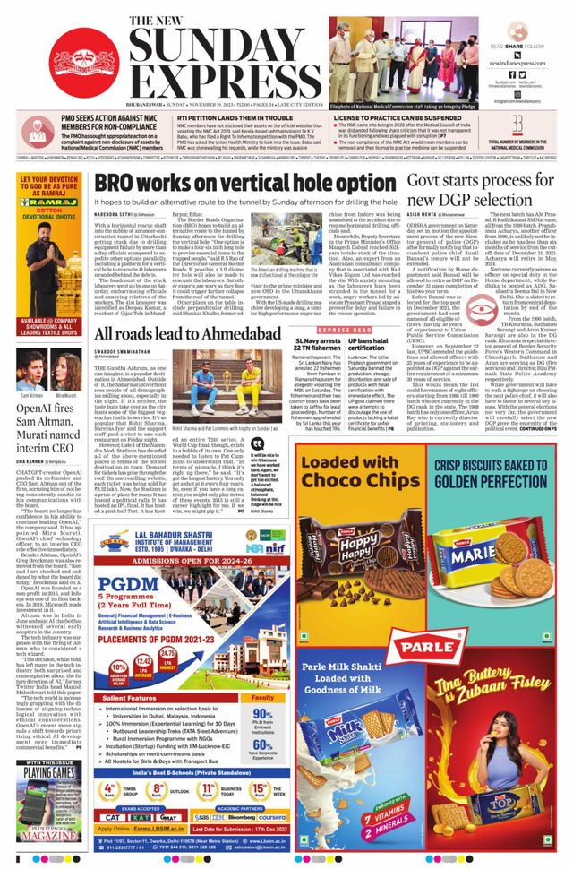The New Indian Express Bhubaneswar