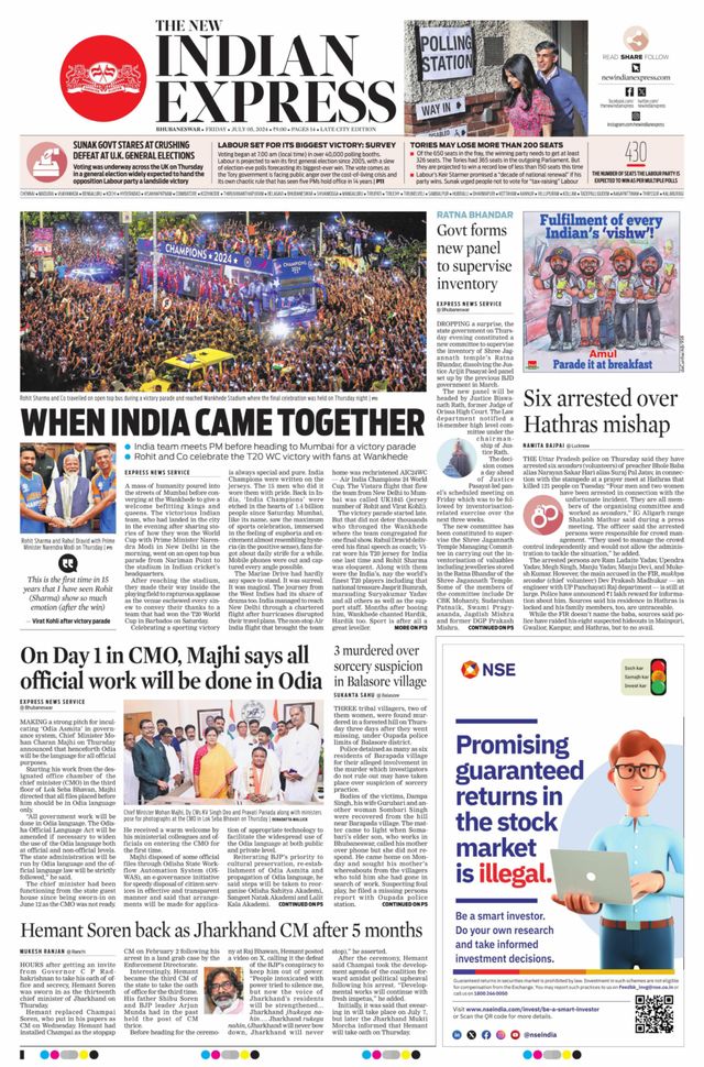 The New Indian Express Bhubaneswar