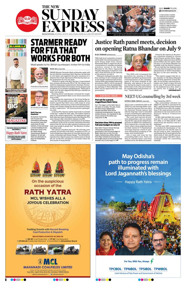 The New Indian Express Bhubaneswar