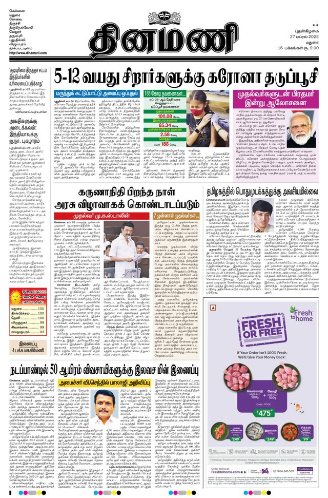 Dinamani Madurai