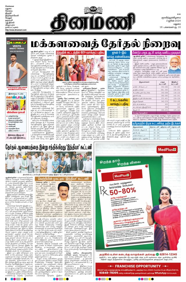 Dinamani Ramanathapuram & Sivagangai